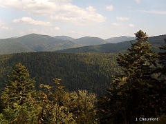 Vue d'ensemble des montagnes de Saint-Maurice